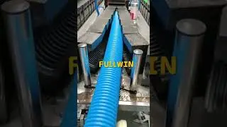 Fullwin duct system for ventilation double wall corrugated pipe machine