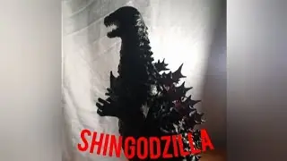 Шин Годзилла из пластилина / Shin Godzilla made of plasticine.