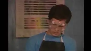 kid wathces naked boi in shower during chemistry class
