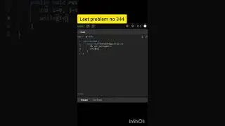 Reverse string | Leetcode problem solving #leetcode #java #shots