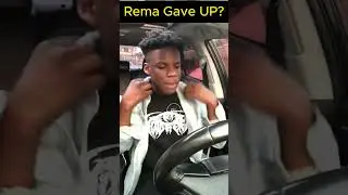 Rema almost gave up on music