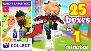 🎁🌈 Opening 25 Rainbow boxes in 1 mins in PK XD 🔥
