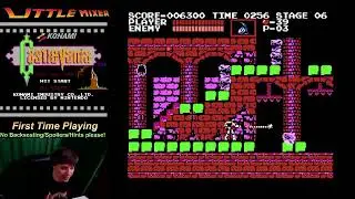 First time playing CASTLEVANIA RED SKY CASTLE ROMHACK - NES