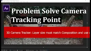 3D Camera tracking layer size dismatch composition size transform values