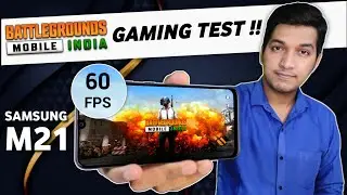 Samsung M21 BGMI Gaming Test With FPS Meter After Update | Battery Drain, Screnn Recording Glitch