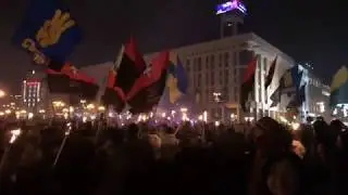 Факельное шествие выступление организаторов митинга 01 01 19
