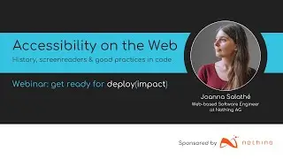 Accesibility on the Web: History, Screenreader and good Practices in Code
