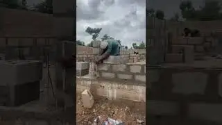 Laying of 9’ block ongoing #buildingworks #buildingconstruction #civilconstruction #construction
