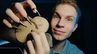 ASMR Soft tapping on 5 surfaces 🌙