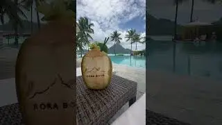 Bora Bora Tahiti Coconut Drink #borabora  #tahiti #frenchpolynesia