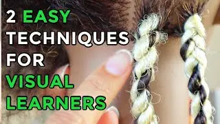 How to do Kinky Twists for VISUAL LEARNERS!