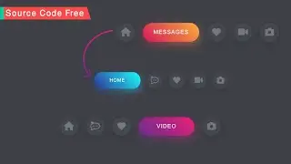 CSS Icon Hover Effects with Text And Gradient Drop Shadow