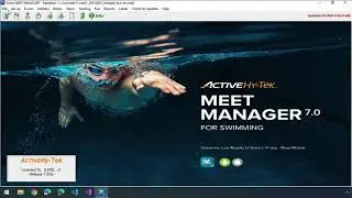 Meet Manager v7 HowTo: Split Merged Double Dual Meet into Dual Meet