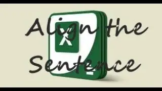 || Align text in excel || #tbah #excel #exceltutorial #learning