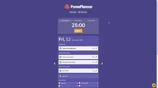 Pomoplanner.app: A pomodoro-based daily planner web-app that will boost your productivity!