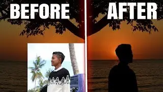 Cara edit siluet keren||Tutorial editing