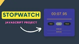 Create Stopwatch using html css and javascript. 