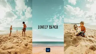 Preset Adobe Lightroom Mobile - Lovely Beach Preset l Free Download Dng