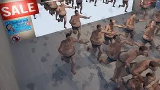 Unreal Engine Crowd Simulation (Black Friday)