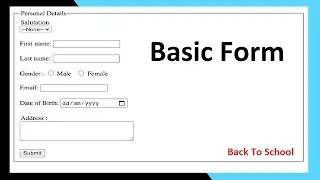 Basic Form and Get Form value in react js