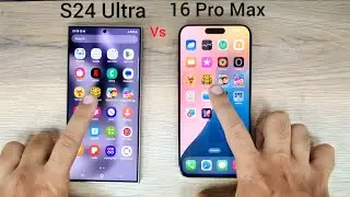 Samsung S24 Ultra vs iphone 16 Pro Max | SPEED TEST