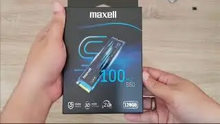 Maxell S100  SSD M.2 nvme 128 GB unboxing | first impression | review
