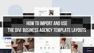 How to Create Business Agency Website in Minutes with Divi Layouts