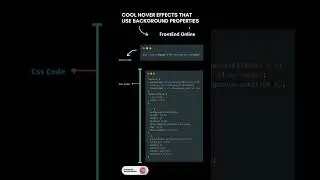 Css Hover Effect That Uses Background Properties | Frontendonline
