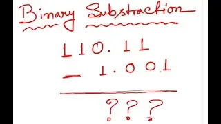 Fraction Binary subtraction in Bengali | WBHSE Computer Application