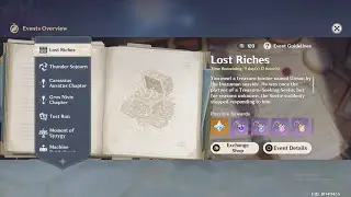 Lost Riches Secret Trove Genshin Impact New Event