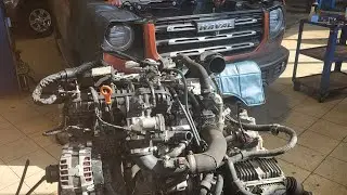 Haval Dargo 2.0 oil consumption. Engine removal. Timing marks.