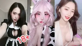 Japanese & korean girl sexy on tiktok