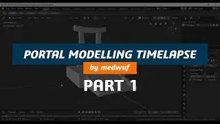 Teleportation Portal Asset - Part 1  | Time-lapse | Blender 2.8 | Eevee