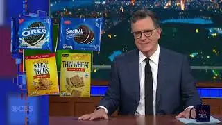 Stephen Colbert On Nabisco Sued Aldi for allegedly using packaging that copies their products