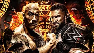 WWE Mega Match: The Rock VS Roman Reigns, Undisputed WWE Championship Match, WrestleMania {4K60FPS}