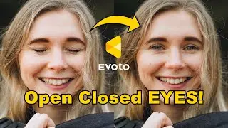How to Fix Closed Eyes in Photos Online in One Minute - Evoto Quick Tutorial Open Closed Eyes