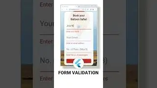 Form validation - Flutter quick tips.
