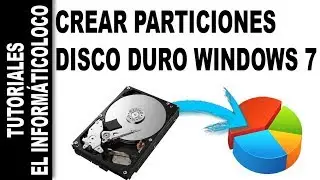 ¿Cómo crear particiones de disco duro en Windows 7 / Vista?