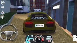 AUDI R8 NIGHT DRIVE THROUGH ROME LEVEL 8 - DRIVING SCHOOL SIMULATOR 2020 - GAMEPLAY