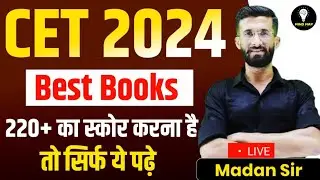 CET 2024 Best Books  Rajasthan Cet Form, Syllabus, Exam Date, Pattern, Vacancy | Madan Sir