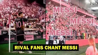 🐐 St Louis fans chanting Messi as St Louis City vs Inter Miami