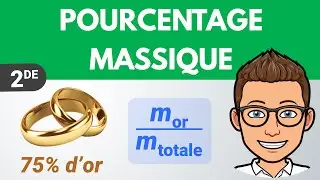 POURCENTAGE MASSIQUE ? ✅ Fiche de révision + Exercice |  Seconde | Chimie
