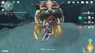 Genshin Impact - Great Snowboar King Boss Fight