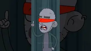 Walking down The stairs Blindfolded (Animation Meme) #shorts #memes #Troll