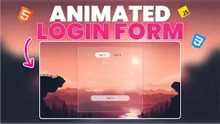 Animated Login Form Using HTML, CSS and JAVASCRIPT
