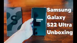 Samsung Galaxy S22 Ultra Unboxing + Cases!