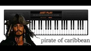 Virtual Piano - Pirate of carribean