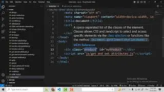 أساسيات البرمجة بلغة  #javascript الدرس 32   التحكم في خصائص العناصر get and set attributes