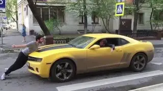 как веду себя Русские на пешеходном переходе