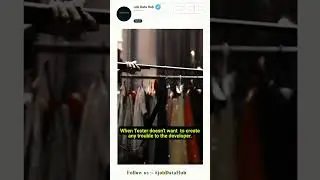 When Tester doesn't want to create any trouble to the developer. #funnyvideo #funny